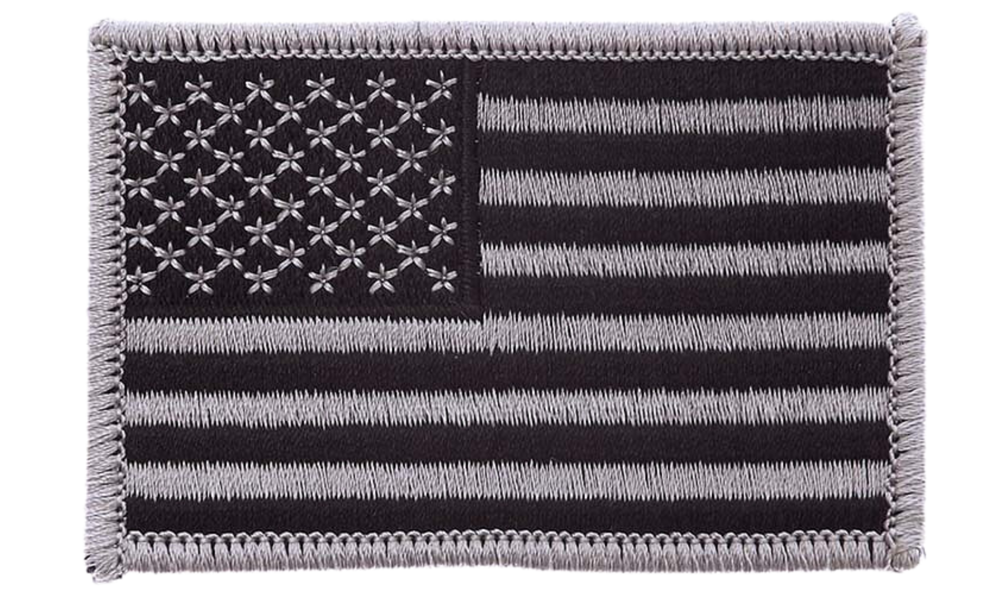 US Silver Flag Patch